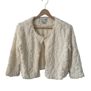 Forever 21 faux fur jacket